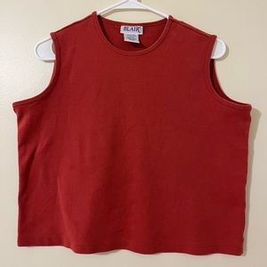 Wide Red Tank